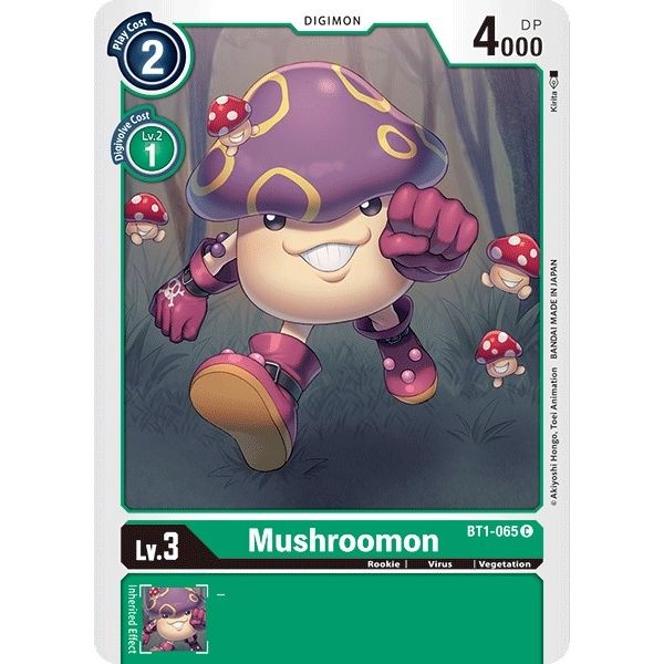 Image for Mushroomon (BT1-065 C) (BT01-03A) - Digimon Card Game