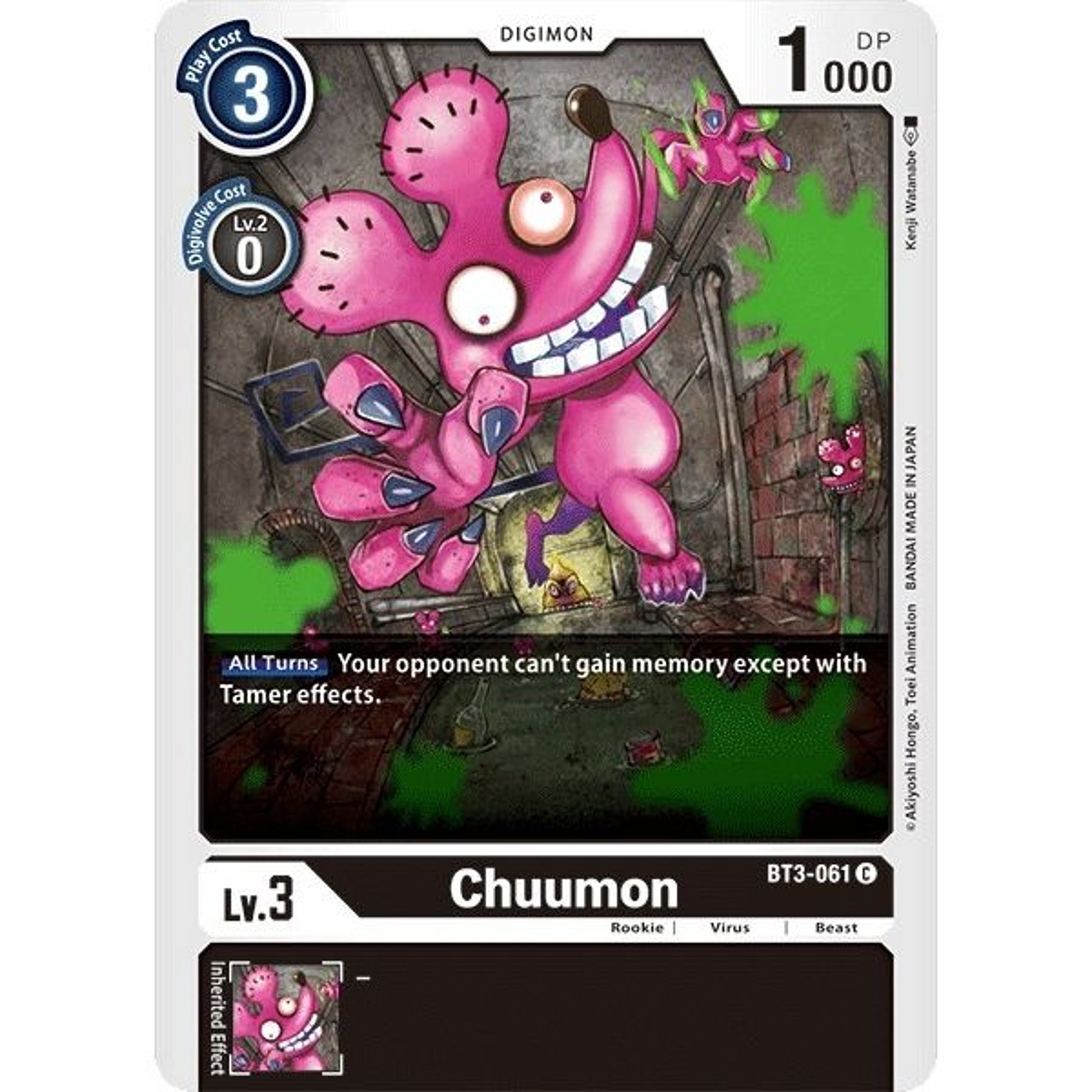 Image for Chuumon (BT3-061 C) (BT01-03A) - Digimon Card Game