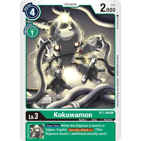 Image for Kokuwamon (BT1-068 C) (BT01-03A) - Digimon Card Game
