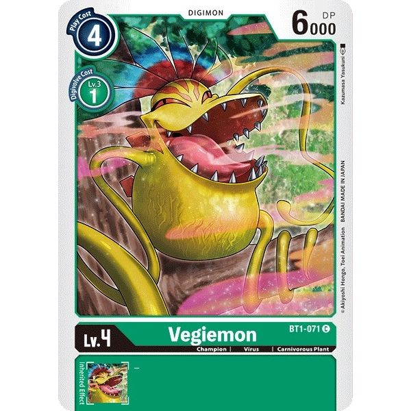 Image for Vegiemon (BT1-071 C) (BT01-03A) - Digimon Card Game