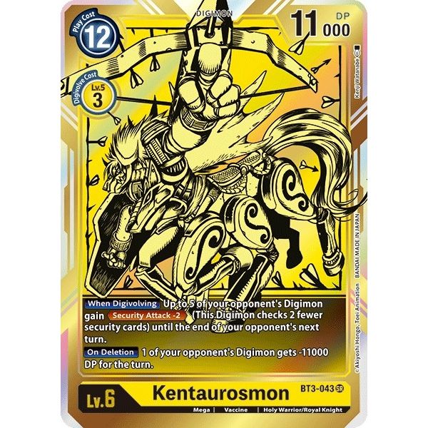 Image for Kentaurosmon (Alternate Art) (BT3-043 SR) (BT01-03A) - Digimon Card Game
