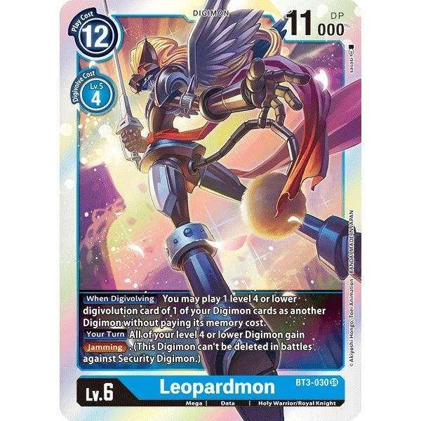 Image for Leopardmon (BT3-030 SR) (BT01-03A) - Digimon Card Game