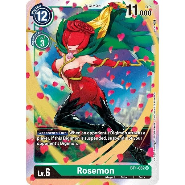Image for Rosemon (BT1-082 SR) (BT01-03A) - Digimon Card Game