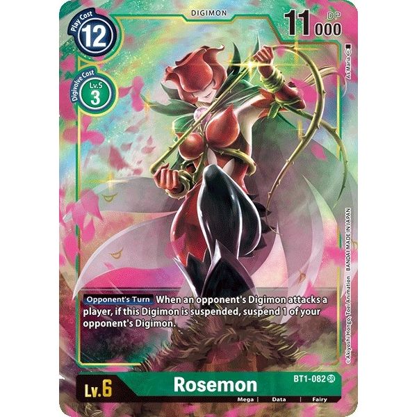 Image for Rosemon (Alternate Art) (BT1-082 SR) (BT01-03A) - Digimon Card Game
