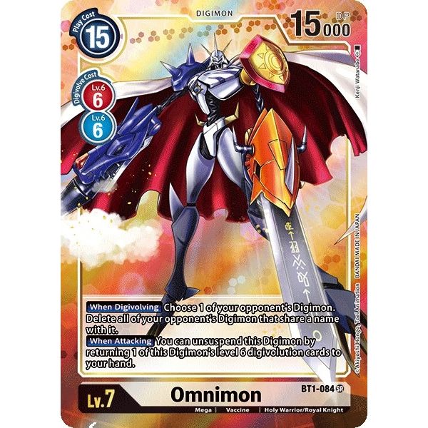 Image for Omnimon (Alternate Art) (BT1-084 SR) (BT01-03A) - Digimon Card Game