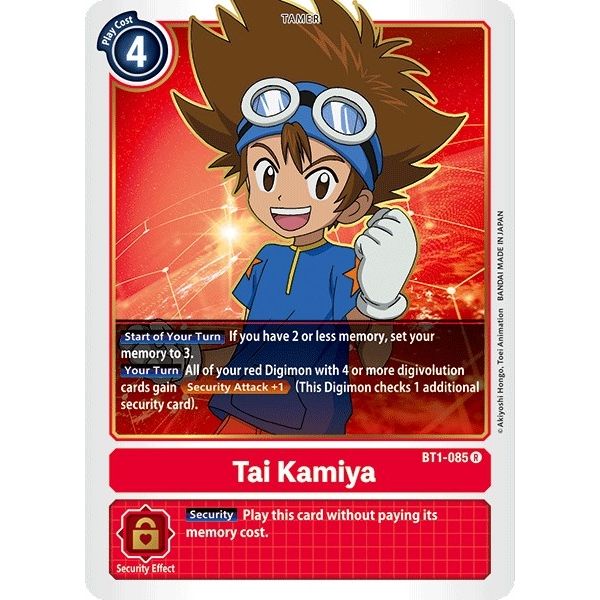 Image for Tai Kamiya - BT1-085 (BT1-085 R) (BT01-03A) - Digimon Card Game