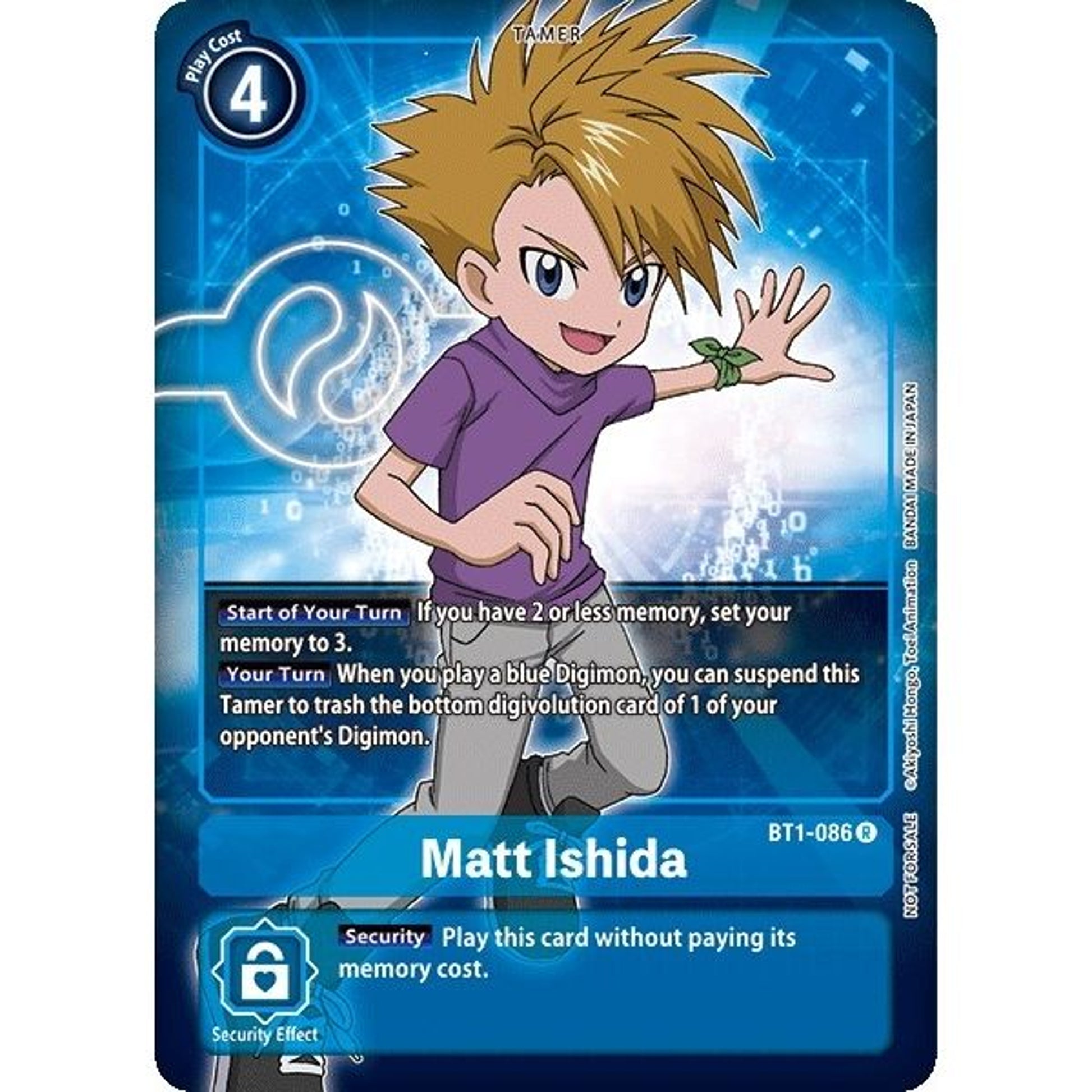 Image for Matt Ishida - BT1-086 (Box Topper) (BT1-086 R) (BT01-03A) - Digimon Card Game