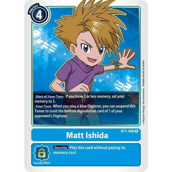 Image for Matt Ishida - BT1-086 (BT1-086 R) (BT01-03A) - Digimon Card Game