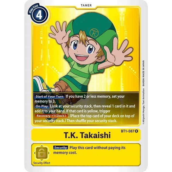 Image for T.K. Takaishi (BT1-087 R) (BT01-03A) - Digimon Card Game