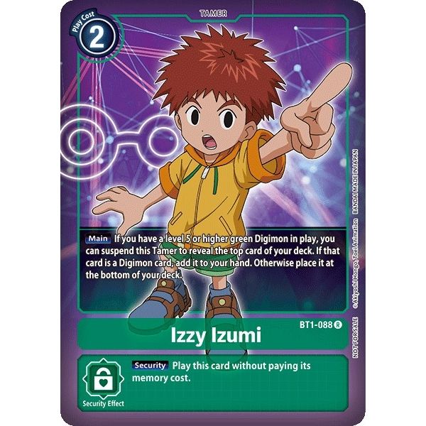 Image for Izzy Izumi (Box Topper) (BT1-088 R) (BT01-03A) - Digimon Card Game