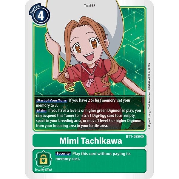 Image for Mimi Tachikawa - BT1-089 (BT1-089 R) (BT01-03A) - Digimon Card Game