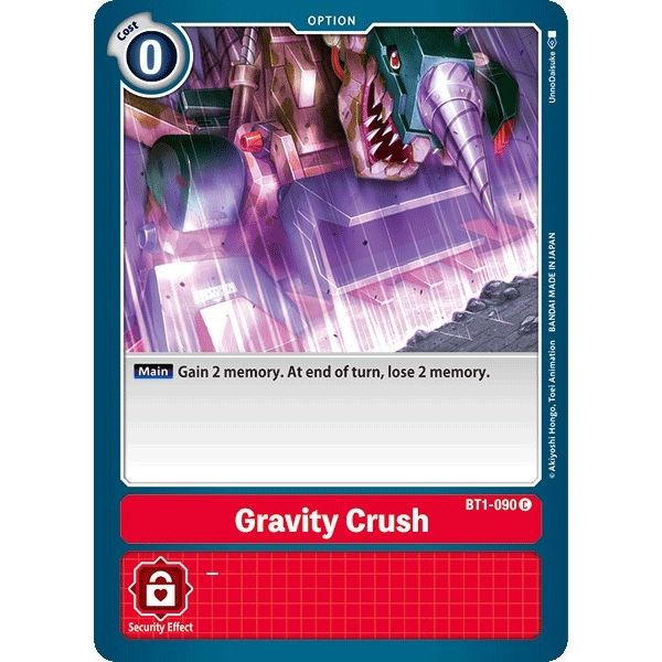 Image for Gravity Crush (BT1-090 C) (BT01-03A) - Digimon Card Game