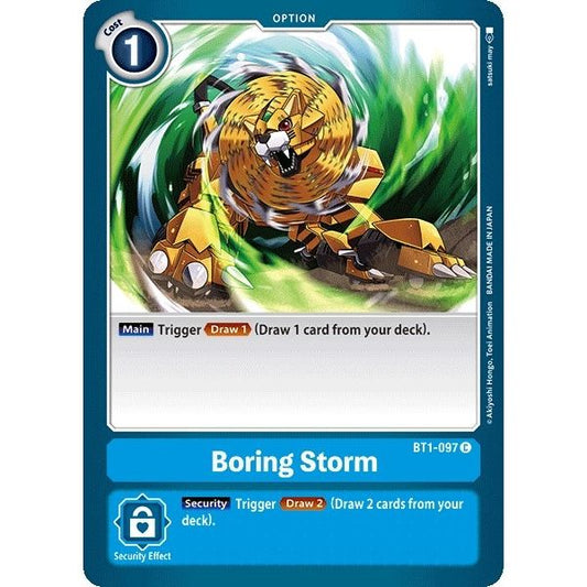 Image for Boring Storm (BT1-097 C) (BT01-03A) - Digimon Card Game