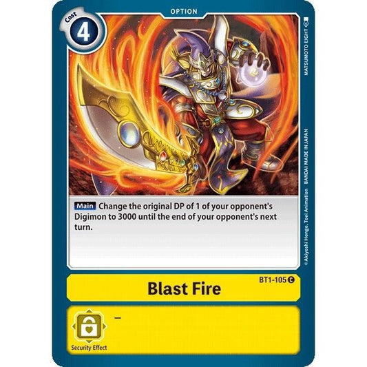 Image for Blast Fire (BT1-105 C) (BT01-03A) - Digimon Card Game
