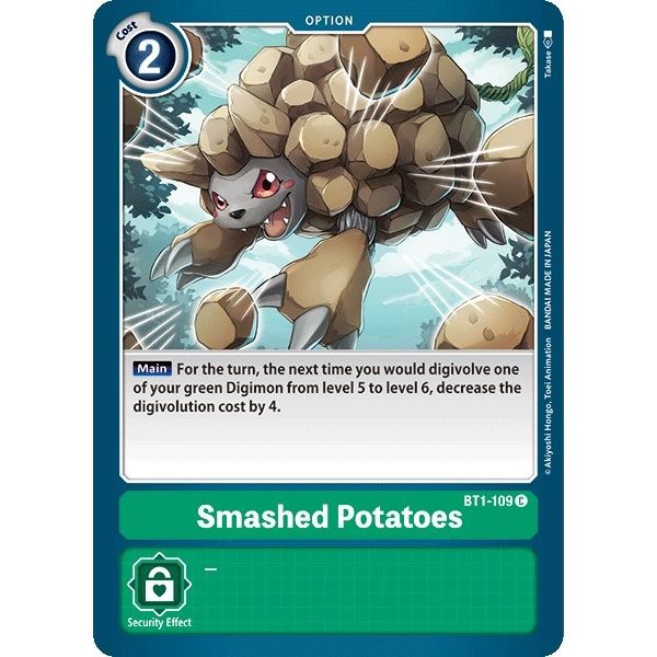 Image for Smashed Potatoes (BT1-109 C) (BT01-03A) - Digimon Card Game