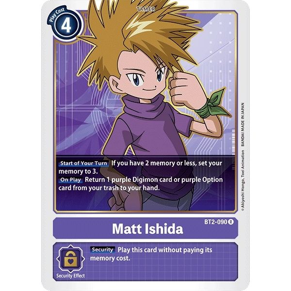Image for Matt Ishida - BT2-090 (BT2-090 R) (BT01-03A) - Digimon Card Game