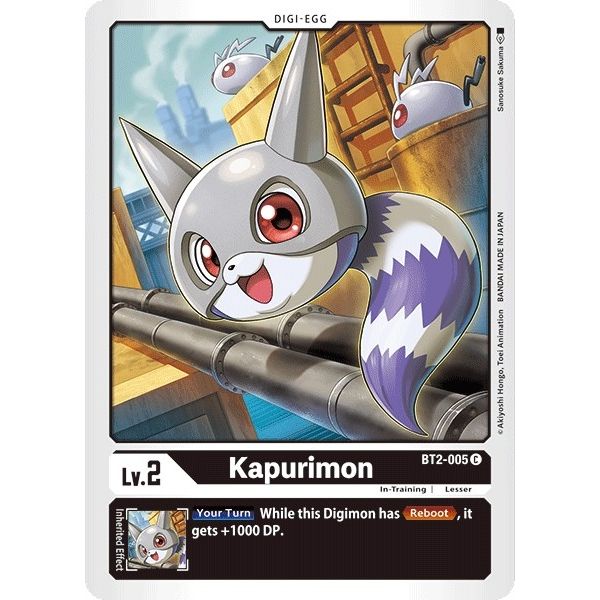 Image for Kapurimon (BT2-005 C) (BT01-03A) - Digimon Card Game