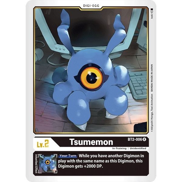 Image for Tsumemon (BT2-006 R) (BT01-03A) - Digimon Card Game