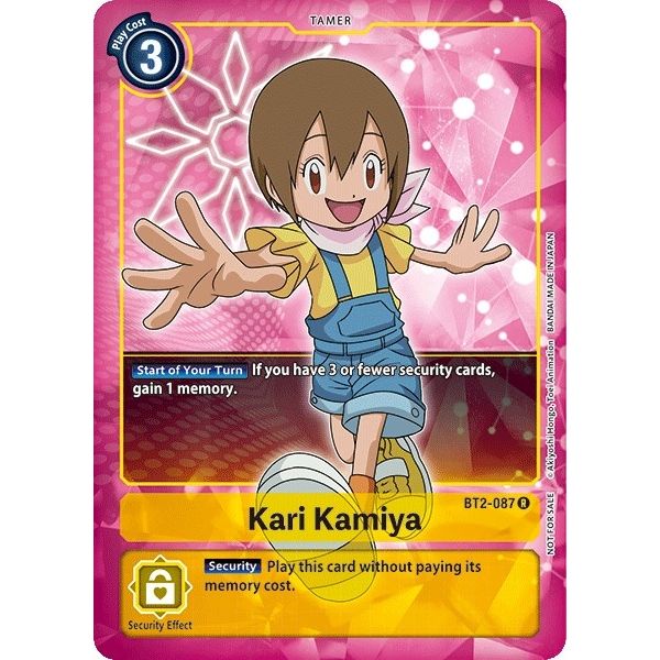 Image for Kari Kamiya (Box Topper) (BT2-087 R) (BT01-03A) - Digimon Card Game