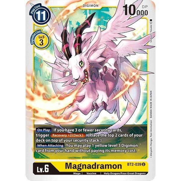 Image for Magnadramon (BT2-039 U) (BT01-03A) - Digimon Card Game