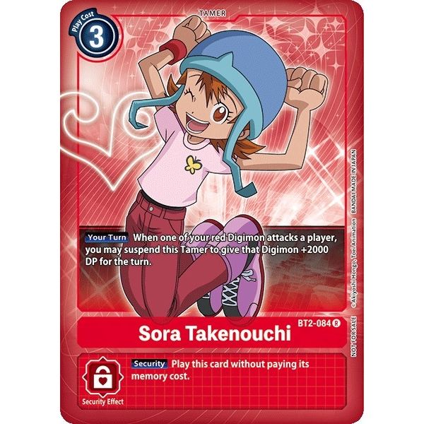 Image for Sora Takenouchi (Box Topper) (BT2-084 R) (BT01-03A) - Digimon Card Game