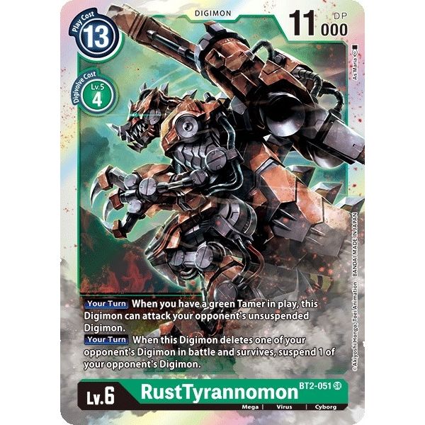 Image for RustTyrannomon (BT2-051 SR) (BT01-03A) - Digimon Card Game