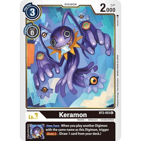 Image for Keramon (BT2-053 R) (BT01-03A) - Digimon Card Game