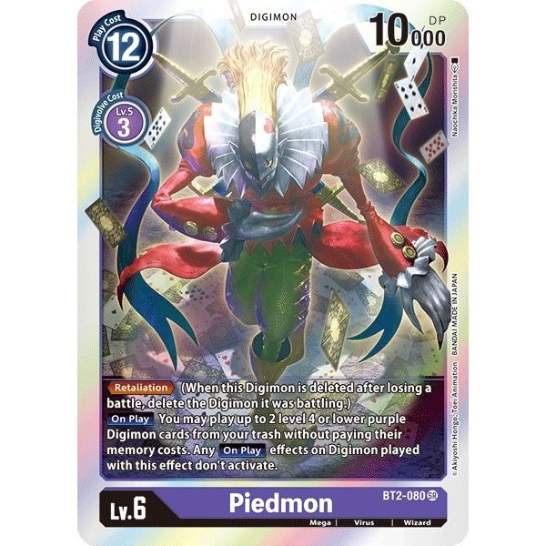 Image for Piedmon (BT2-080 SR) (BT01-03A) - Digimon Card Game