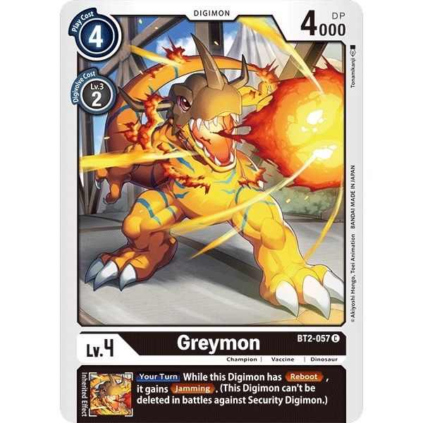 Image for Greymon - BT2-057 (BT2-057 C) (BT01-03A) - Digimon Card Game