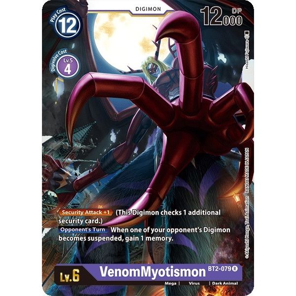 Image for VenomMyotismon (BT2-079 R) (BT01-03A) - Digimon Card Game