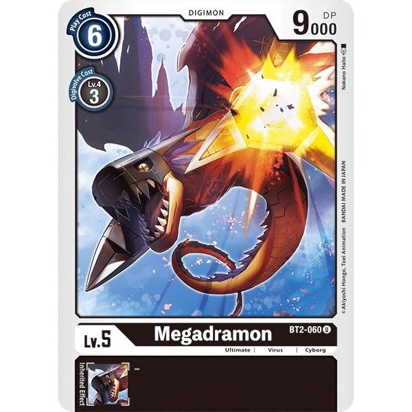 Image for Megadramon (BT2-060 U) (BT01-03A) - Digimon Card Game