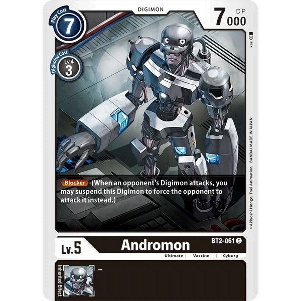 Image for Andromon (BT2-061 C) (BT01-03A) - Digimon Card Game
