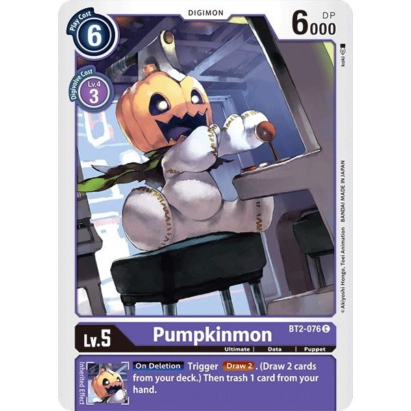 Image for Pumpkinmon (BT2-076 C) (BT01-03A) - Digimon Card Game