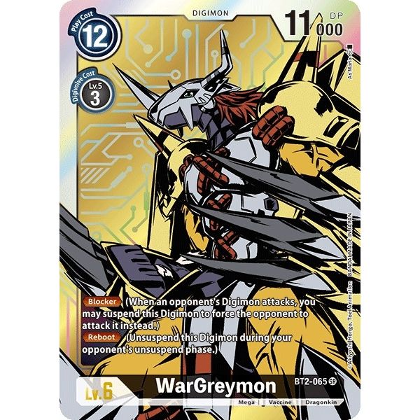 Image for WarGreymon - BT2-065 (Alternate Art) (BT2-065 SR) (BT01-03A) - Digimon Card Game