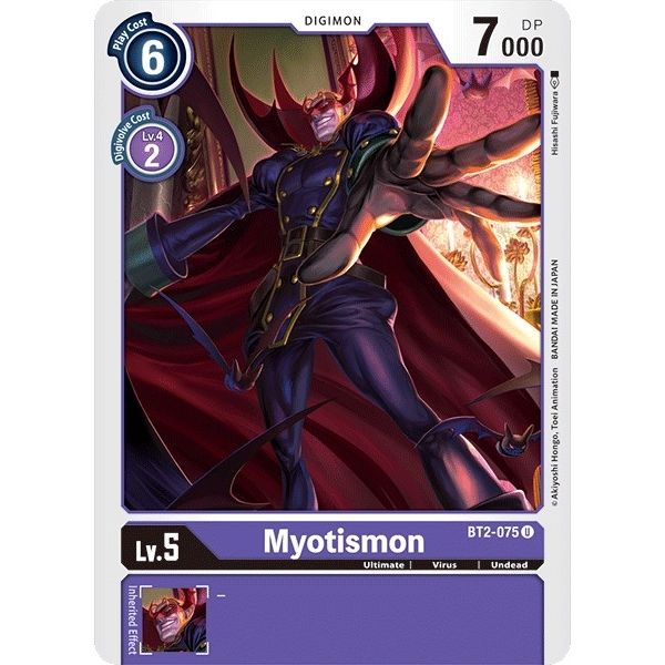 Image for Myotismon (BT2-075 U) (BT01-03A) - Digimon Card Game
