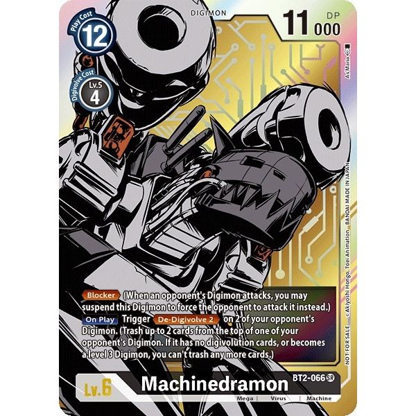 Image for Machinedramon - BT2-066 (Dash Pack Ver. 1.0) (BT2-066 SR) (BT01-03A) - Digimon Card Game