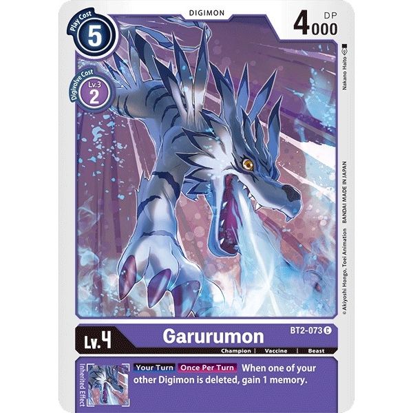 Image for Garurumon - BT2-073 (BT2-073 C) (BT01-03A) - Digimon Card Game