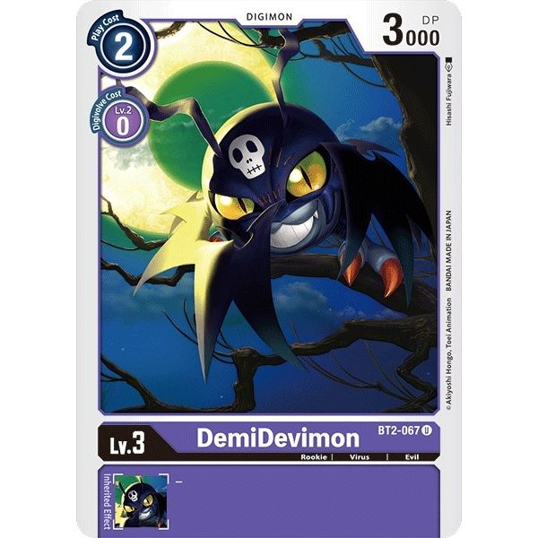 Image for DemiDevimon (BT2-067 U) (BT01-03A) - Digimon Card Game