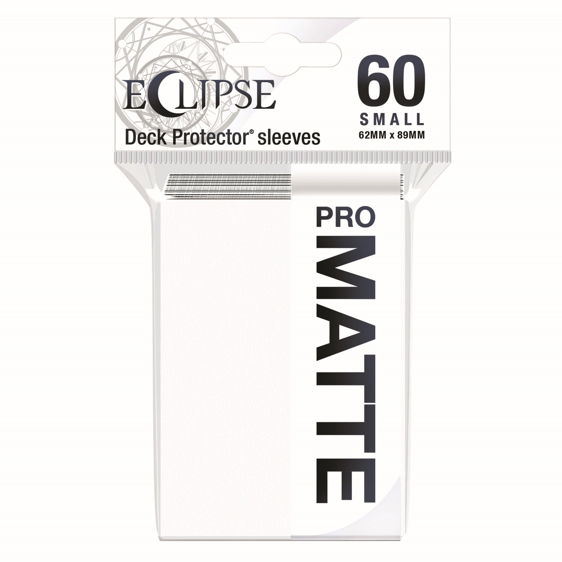Image for PRO-Matte Eclipse Small Deck Protector Sleeves - Arctic White (60-Pack) - Card Sleeves