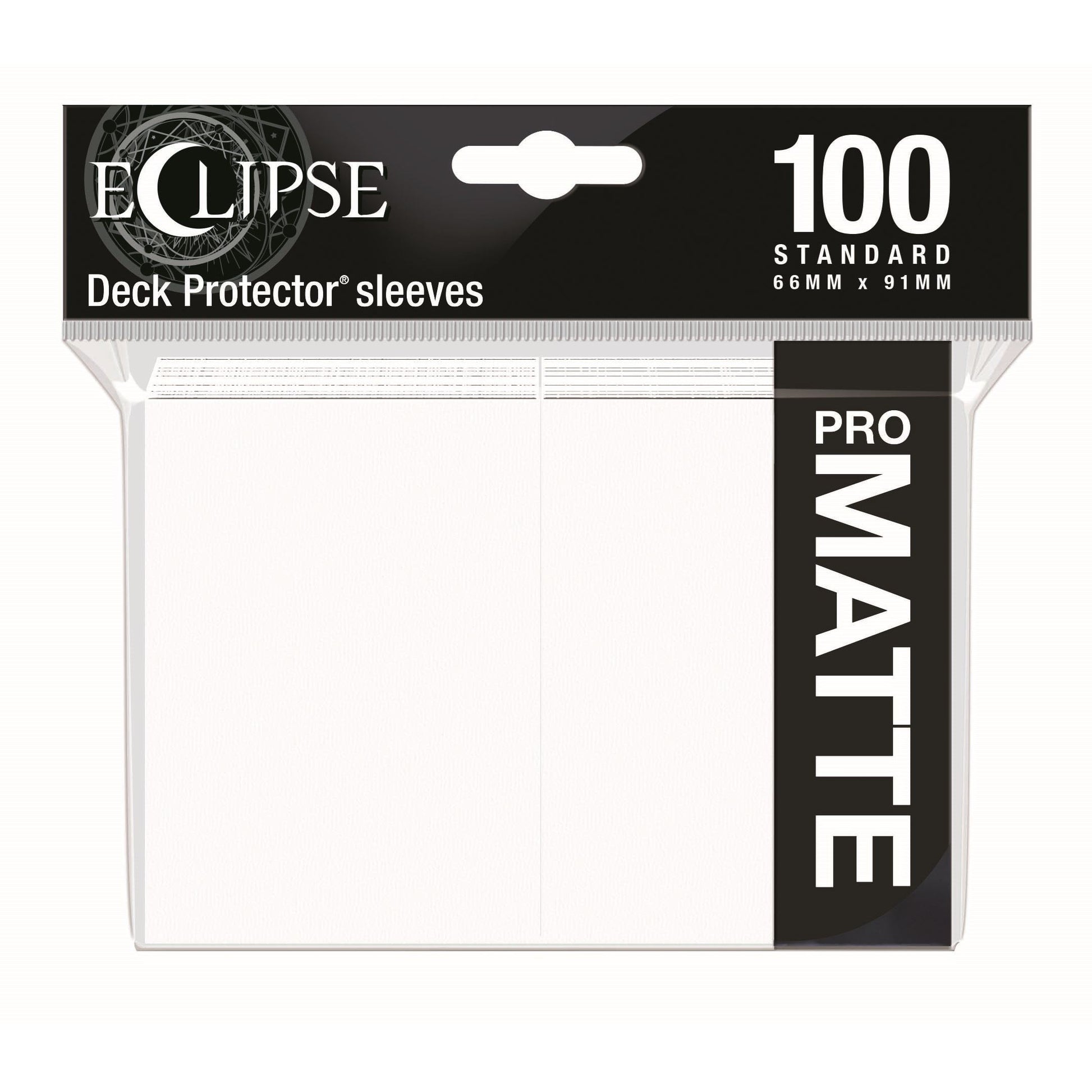 Image for PRO-Matte Eclipse Standard Deck Protector Sleeves - Arctic White (100-Pack) - Card Sleeves