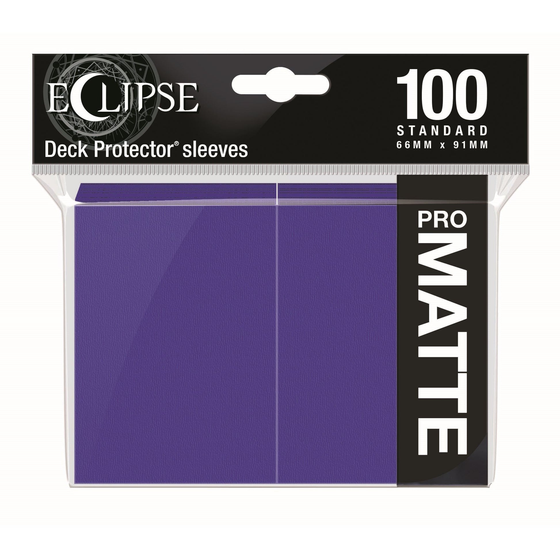Image for PRO-Matte Eclipse Standard Deck Protector Sleeves - Royal Purple (100-Pack) - Card Sleeves