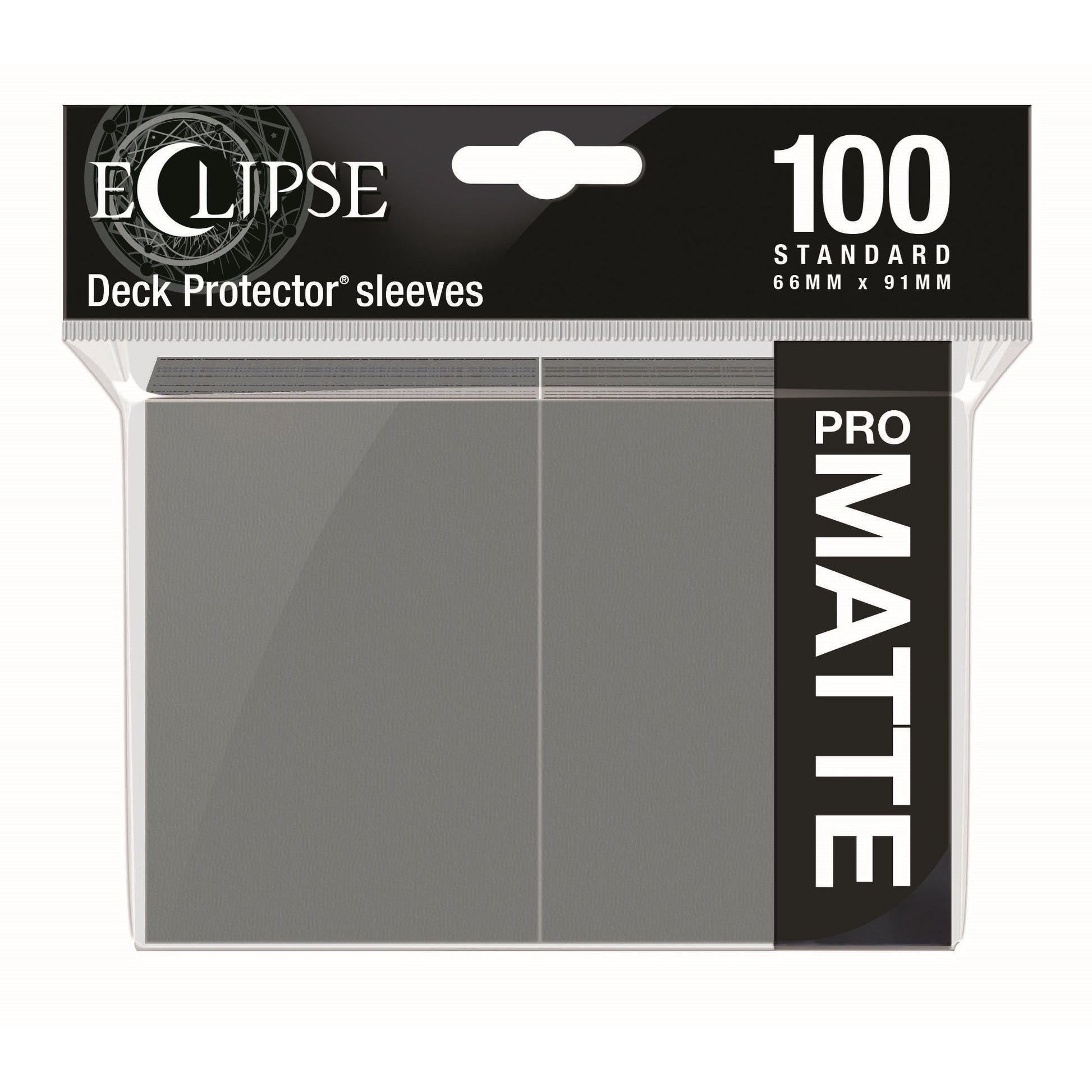 Image for PRO-Matte Eclipse Standard Deck Protector Sleeves - Smoke Grey (100-Pack) - Card Sleeves