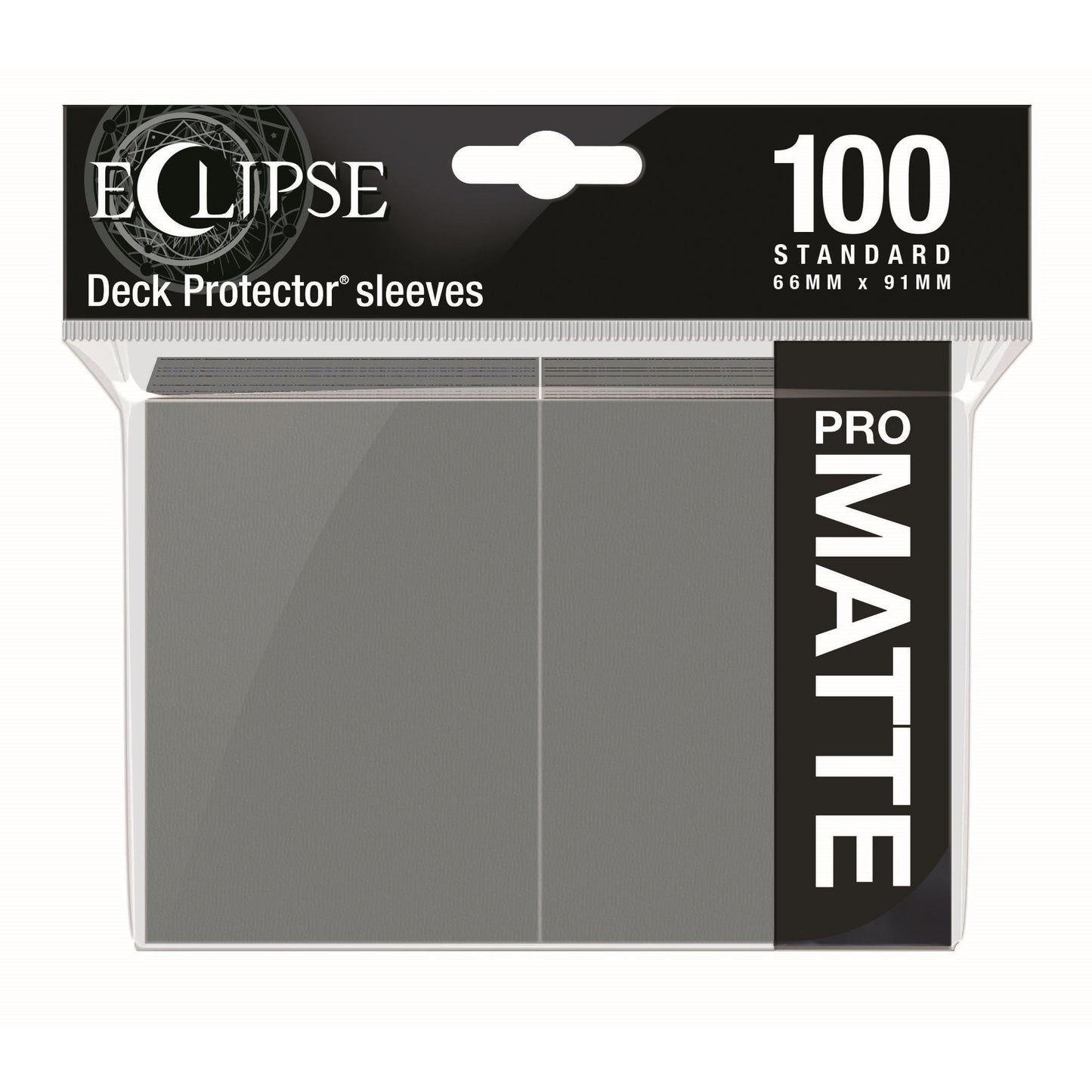 Image for PRO-Matte Eclipse Standard Deck Protector Sleeves - Smoke Grey (100-Pack) - Card Sleeves
