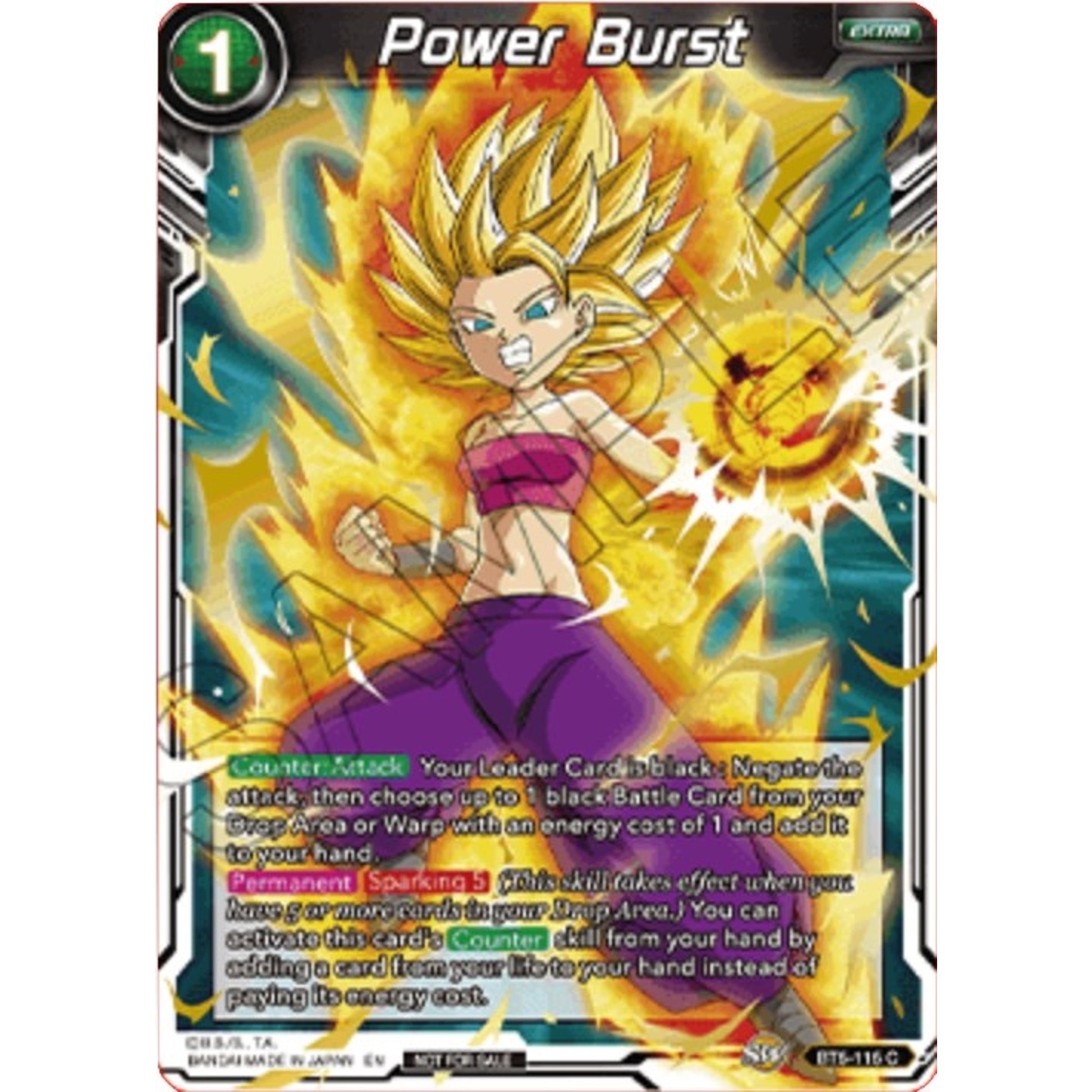 Image for Power Burst (Gold Stamped) (BT5-115) (TPR) - Dragon Ball Super: Masters