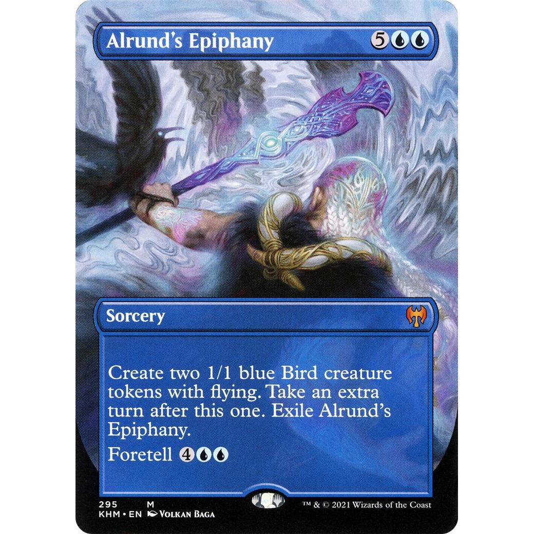 Image for Alrund's Epiphany (Borderless) (295) (KHM) - Magic: The Gathering