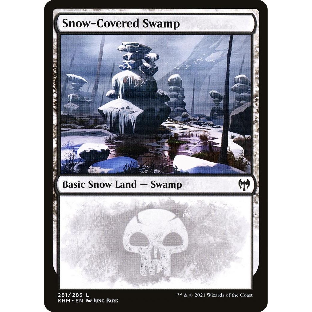 Image for Snow-Covered Swamp (281) (281) (KHM) - Magic: The Gathering