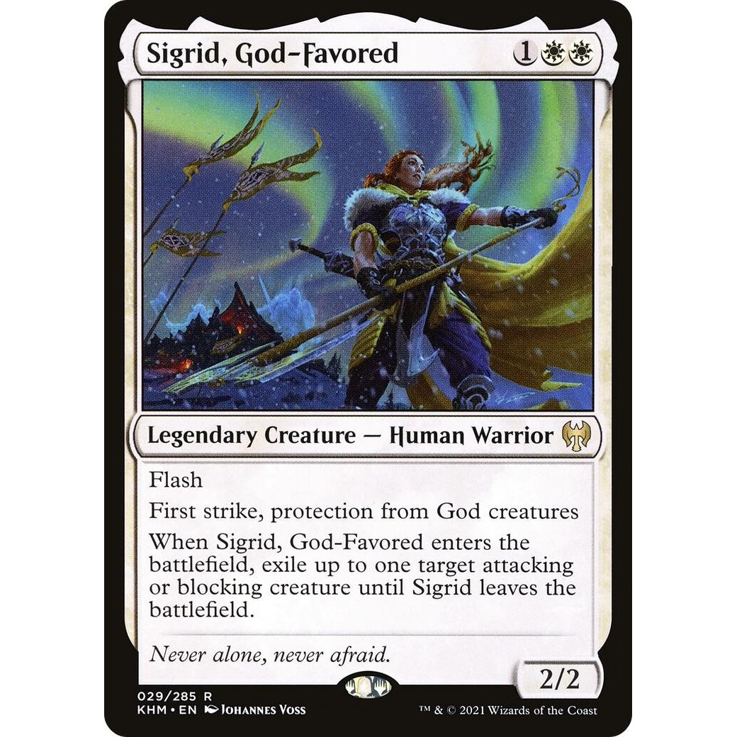 Image for Sigrid, God-Favored (29) (KHM) - Magic: The Gathering