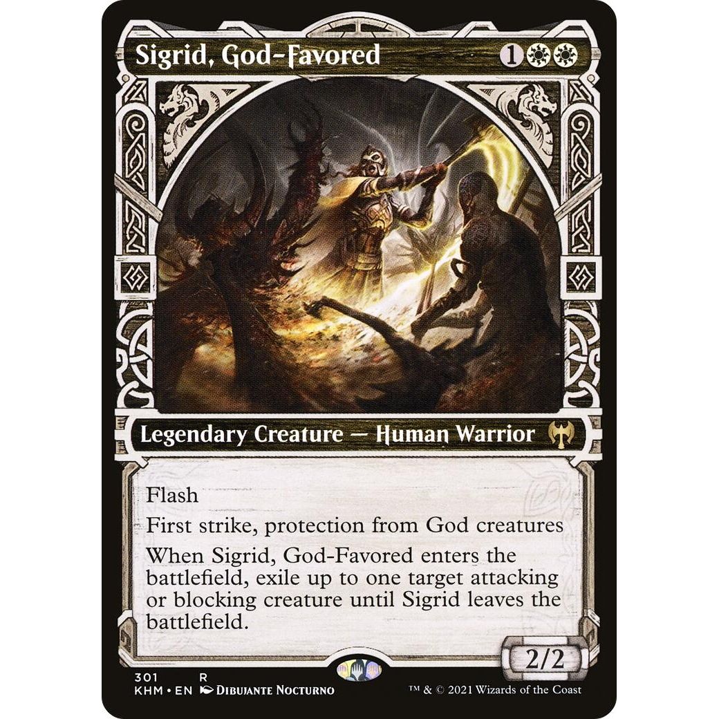 Image for Sigrid, God-Favored (Showcase) (301) (KHM) - Magic: The Gathering