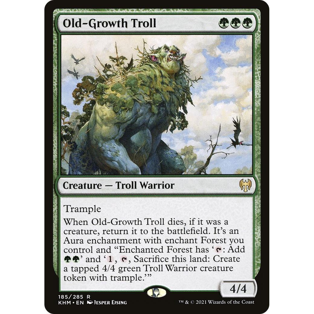 Image for Old-Growth Troll (185) (KHM) - Magic: The Gathering