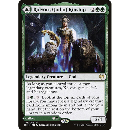 Image for Kolvori, God of Kinship (181) (KHM) - Magic: The Gathering